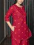 AAHELI EKTHA YARN DYED COTTON KURTA & PANTS SET AAHELI EKTHA YARN DYED COTTON KURTA & PANTS SET